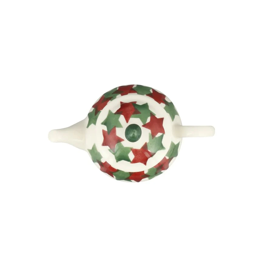 Emma Bridgewater Christmas Stars Tiny Teapot Decoration in Box - Image 6