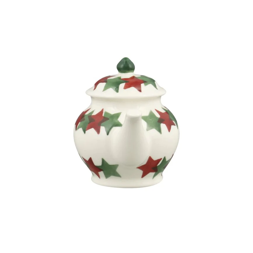 Emma Bridgewater Christmas Stars Tiny Teapot Decoration in Box - Image 7