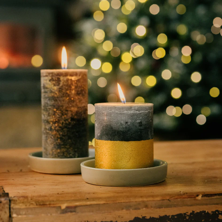 St. Eval Gold Marble Pillar Candles - All Fragrances - Image 4
